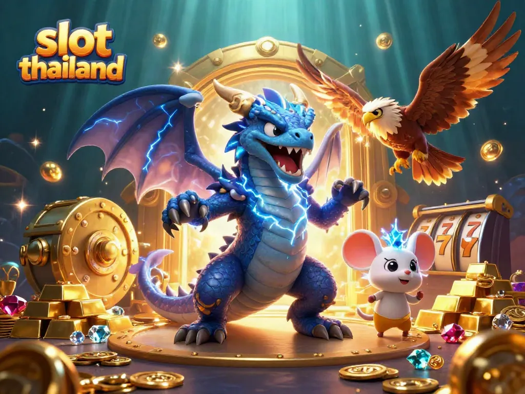 Engage in exciting gameplay with slot thailand featuring a thunder dragon and treasures