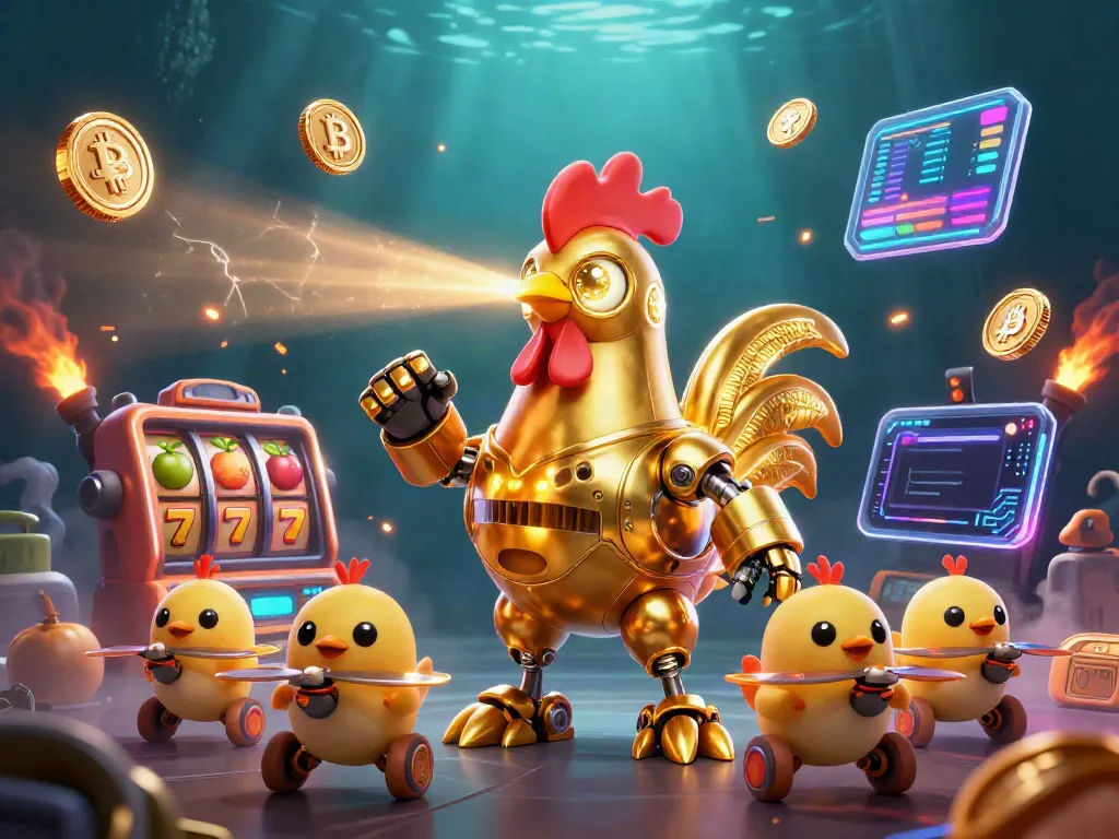 Mesin slot yang dipenuhi elemen futuristik dan karakter menarik, siap memberikan taruhan.
