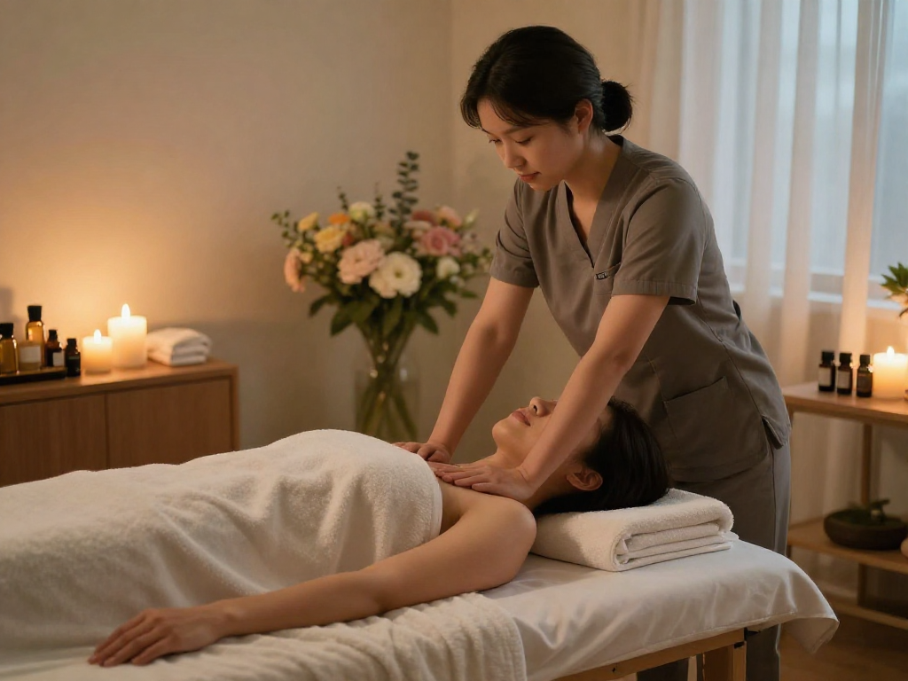 Experience serene 서울출장안마 in a calming home massage setting with soothing ambiance and professional care.