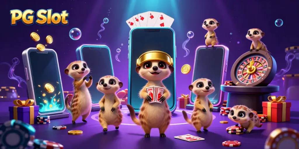 Meerkat menjalankan operasi kasino dengan PG Slot dan elemen permainan yang dinamis.
