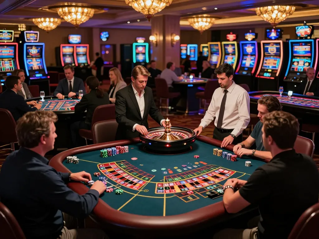 Players enjoying an exciting round of roulette at BK8, showcasing an engaging casino atmosphere.