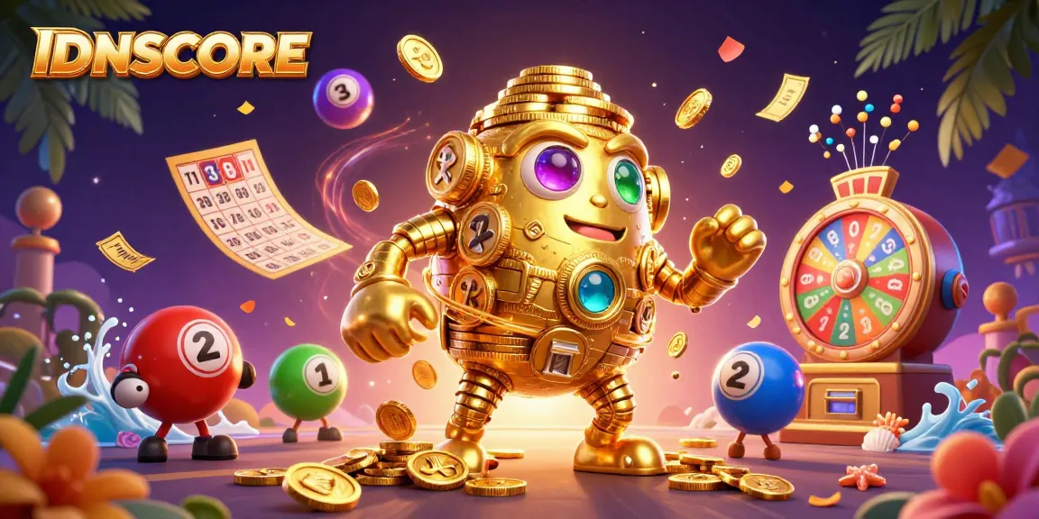 Engage in the IDNSCORE gaming experience with vibrant characters and dynamic game elements in a fantasy casino.