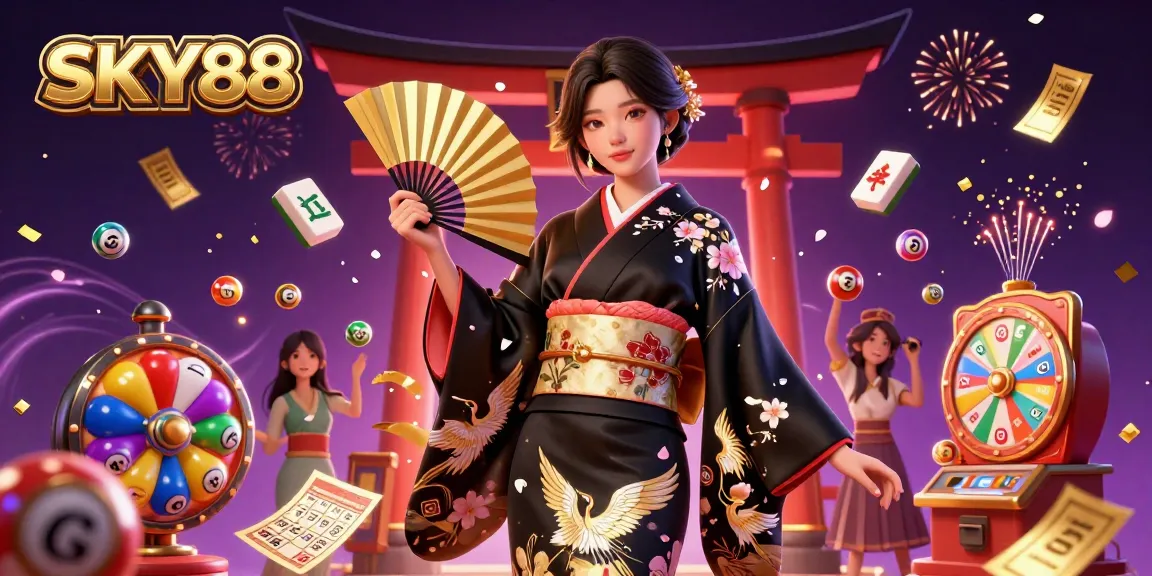 Engage with SKY88's thrilling casino atmosphere featuring dazzling games and vibrant celebrations.