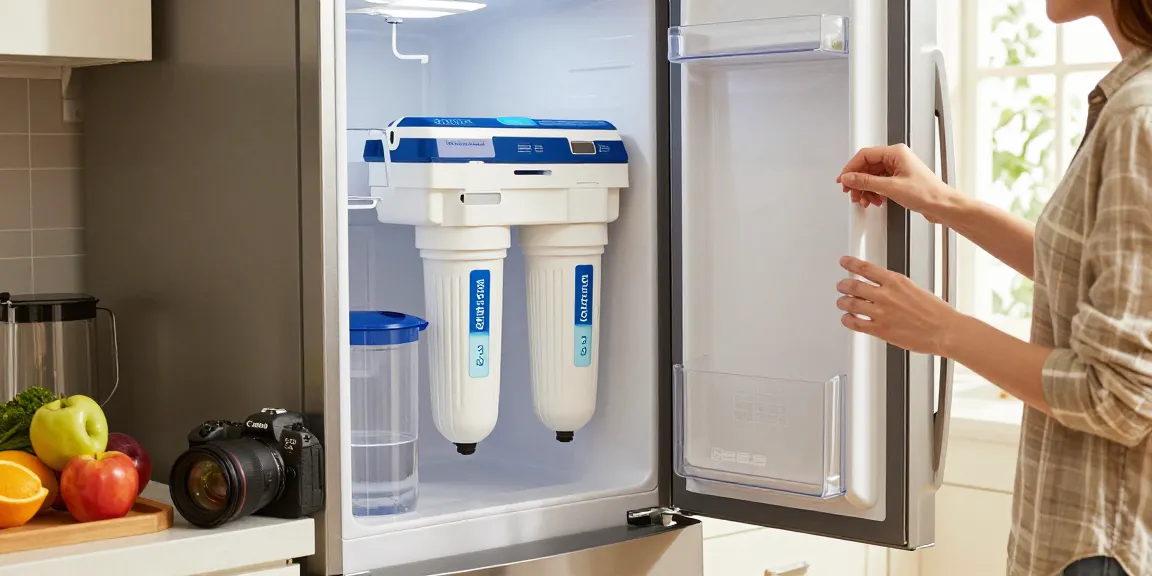 Installing Waterdrop EDR3RXD1 Replacement for Everydrop® Filter 3 in a modern kitchen.