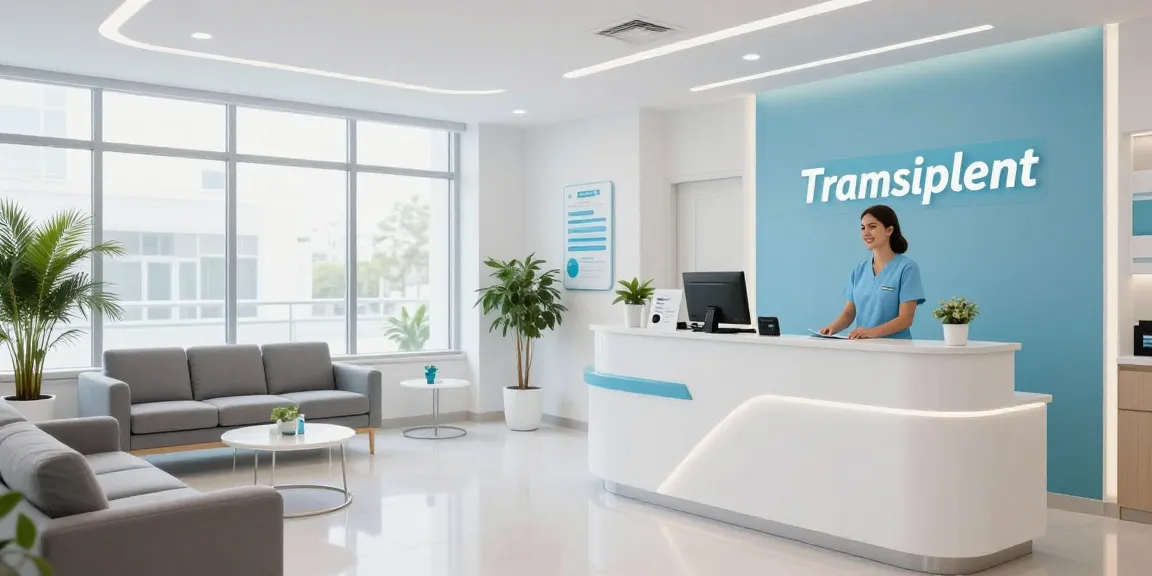 Hair transplant Istanbul clinic reception area showcasing medical services and patient care.