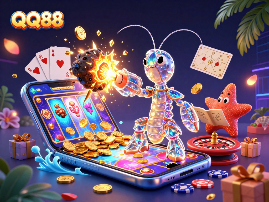 Engage with QQ88's vibrant galaxy of games, featuring stunning slots and explosive jackpots.