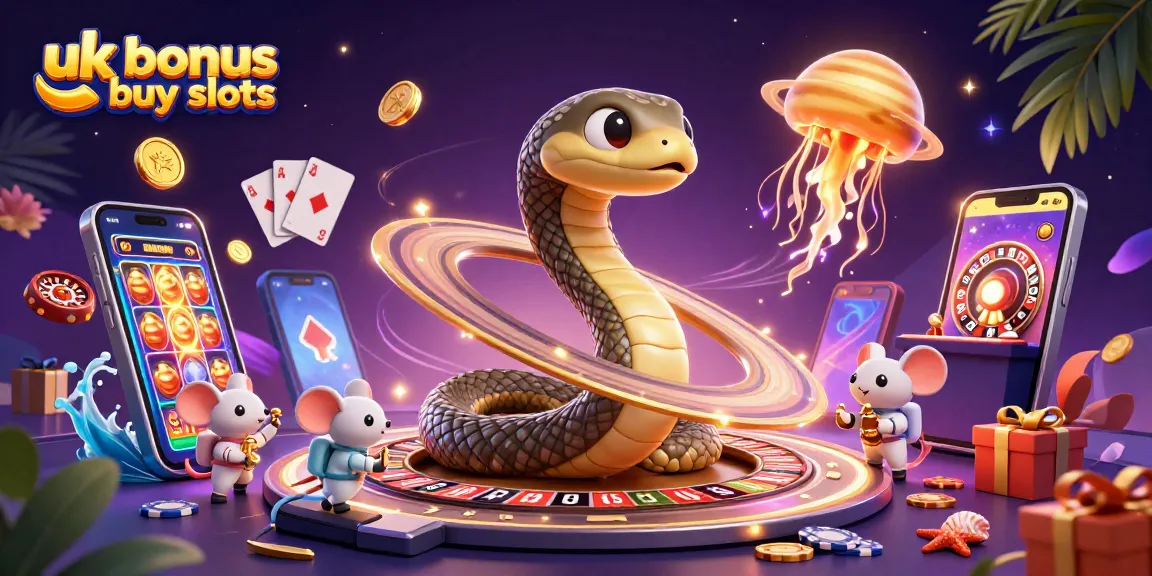 Experience the thrill of uk bonus buy slots with animated astronaut mice betting on a roulette wheel.