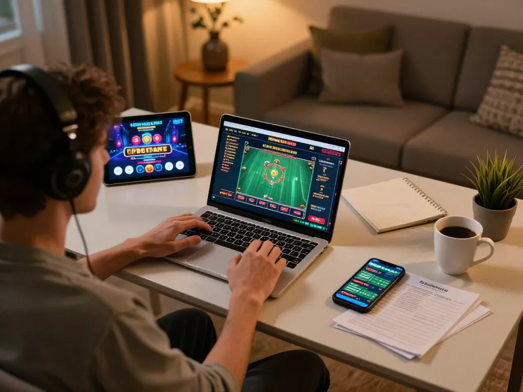 Engaging in online casino gaming at cm88-vn with live dealer options and sports betting.