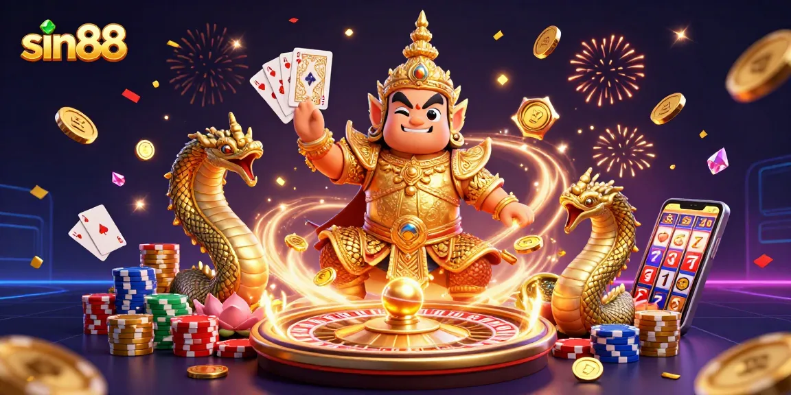 Join the excitement at sin88, where vibrant casino action meets stunning visuals in 3D!