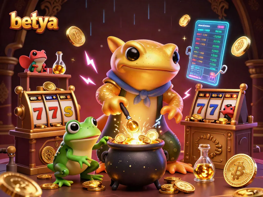 Spin thrilling slots and collect gold coins with betya's enchanting 3D gambling adventure.