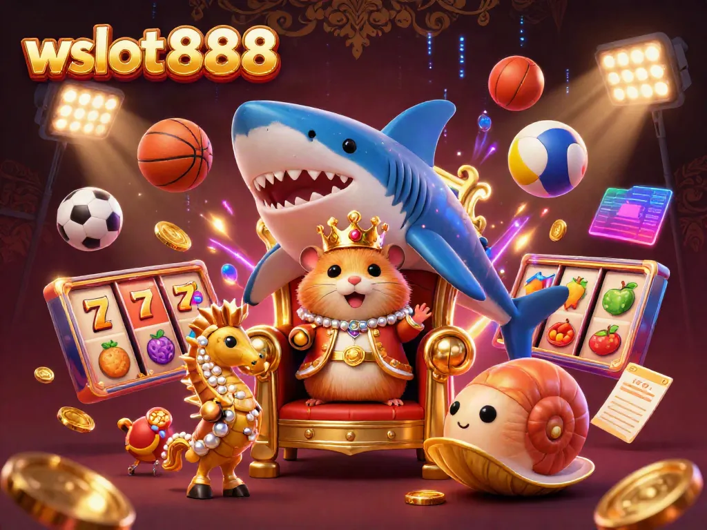 Permainan slot online wslot888 dengan karakter kartun dan elemen menarik, menciptakan pengalaman bermain yang menawan.