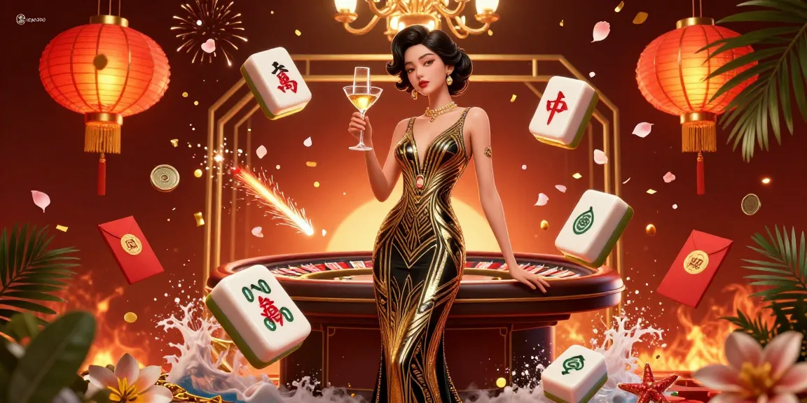 Experience the excitement of mpo500 with vibrant 3D casino elements and a glamorous atmosphere.