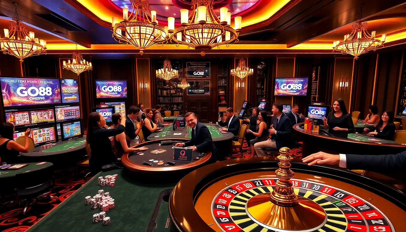 Experience GO88's thrilling online casino with vibrant gameplay and exciting layouts.