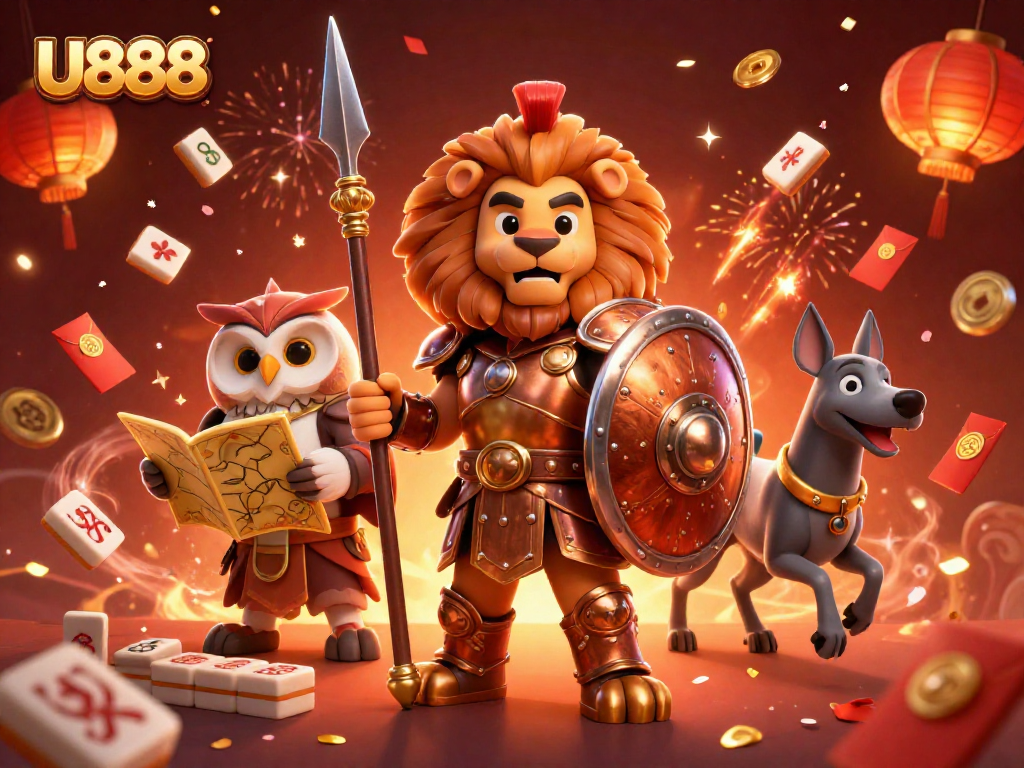 Engage with U888's thrilling online casino, featuring dynamic characters and iconic symbols!
