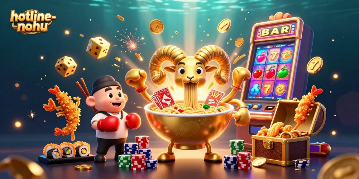Experience the excitement of hotline-nohu with dynamic characters and vibrant casino elements in an energetic gaming scene.