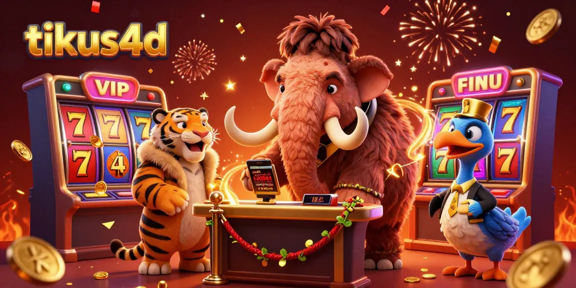 Experience the vibrant and thrilling world of tikus4d with a lively casino scene showcasing dramatic characters and dynamic game elements.