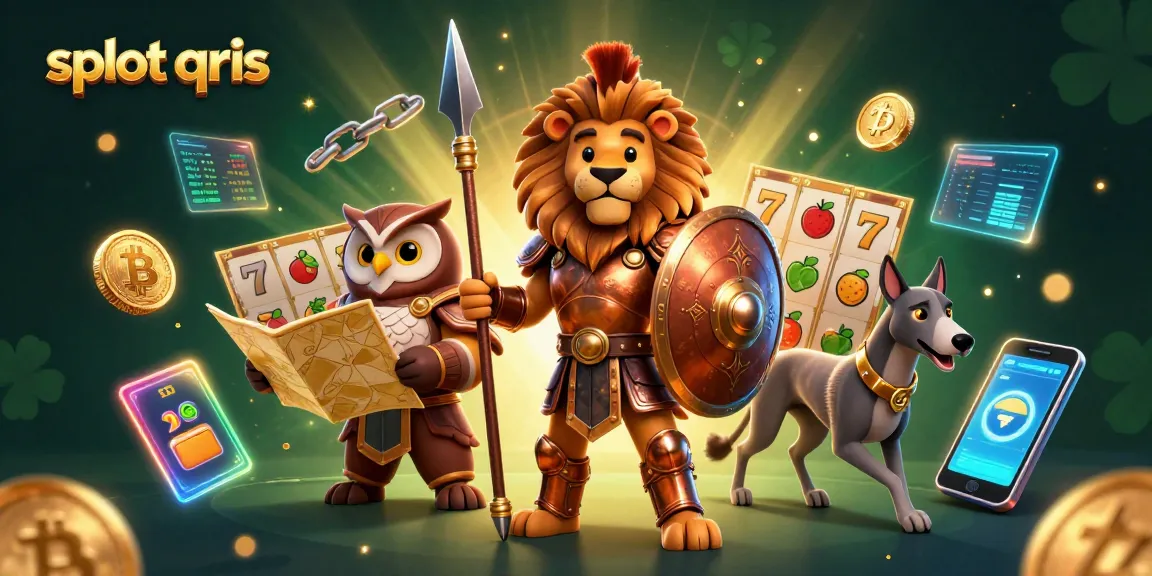 Experience slot qris excitement with a dynamic scene of characters and game elements.