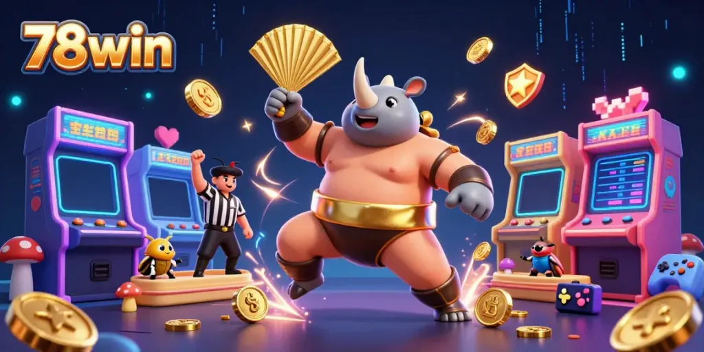 Experience thrilling gameplay at 78win with vibrant characters and casino-themed action.