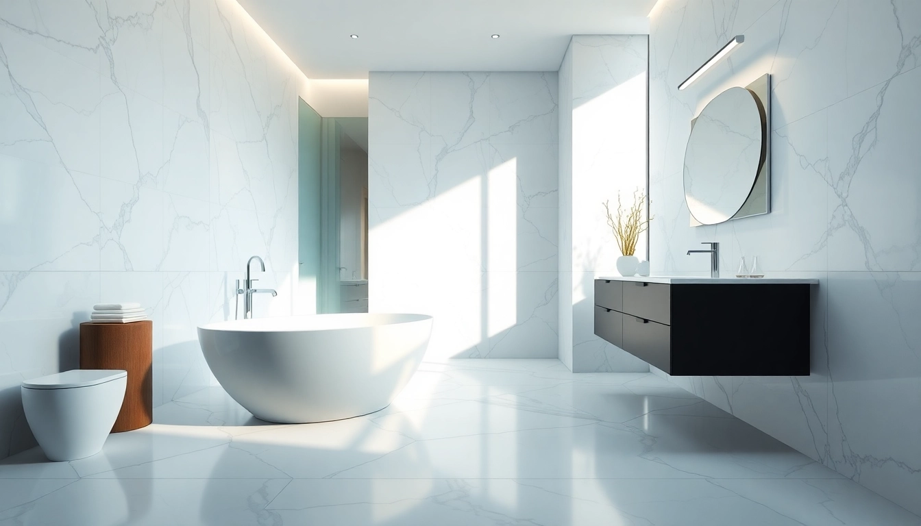 Die luxuriösen Badezimmerlösungen von sonni sanitär GmbH in modernem Design.