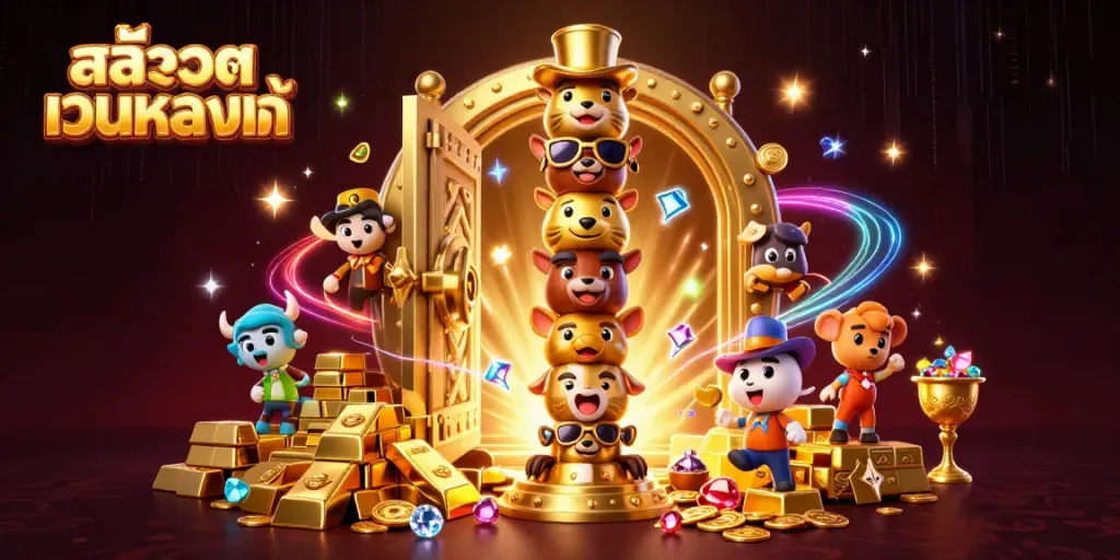 เกมคาสิโนที่น่าตื่นเต้นบนเว็บสล็อตเว็บตรงแท้ พร้อมขุมทรัพย์ทองคำและอัญมณีอันล้ำค่า