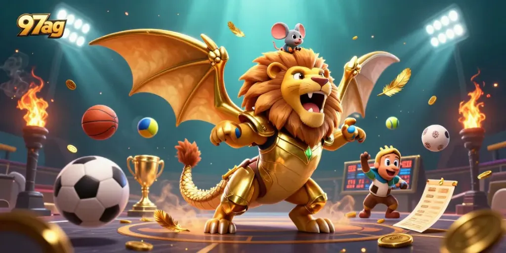 Experience thrilling gameplay with 97ag in this vibrant sports betting scene featuring dynamic elements.