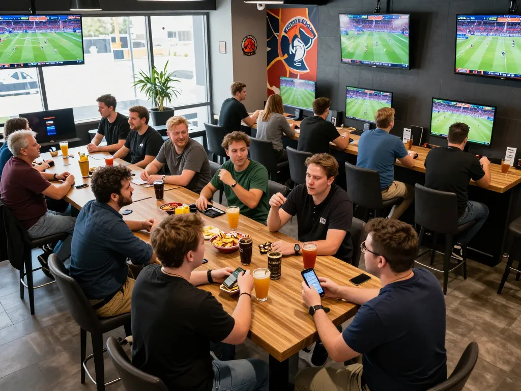 Place your bets and enjoy the thrill of live sports at 79KING's energetic betting lounge