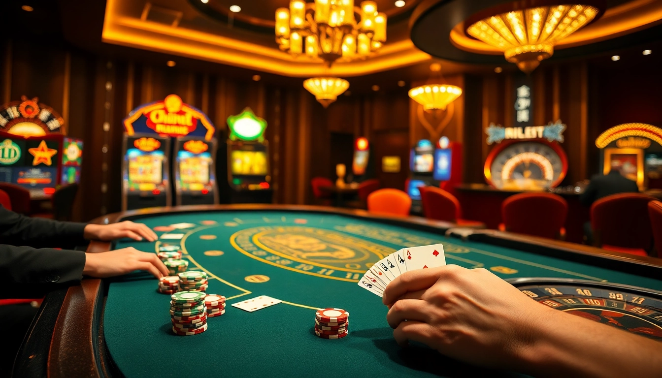Experience thrilling gameplay at xibet1.com with vibrant casino tables and engaging players.