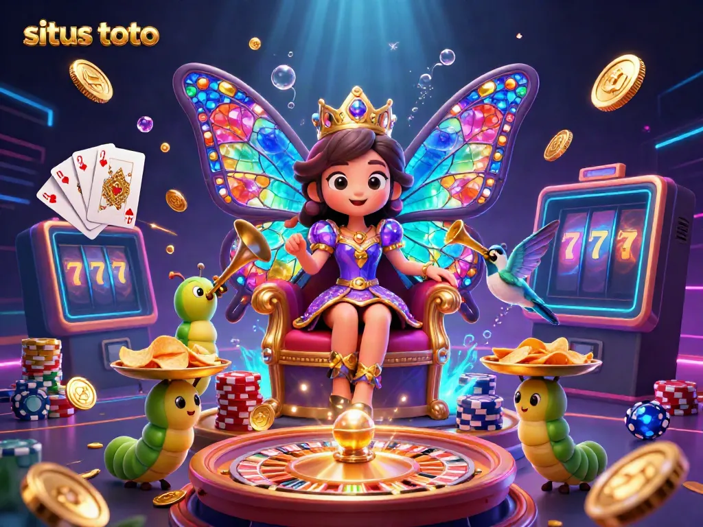 Experience the excitement of situs toto with dynamic gameplay elements and colorful casino symbols.