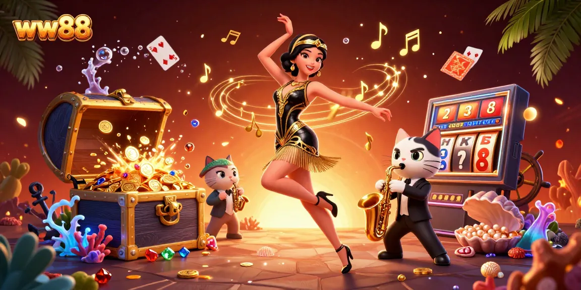 Experience the thrill of winning at ww88 with captivating slots and jackpot excitement in a vibrant casino scene.
