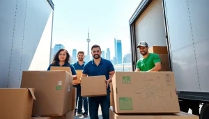Best Toronto Movers assisting with a relocation in the heart of the city.