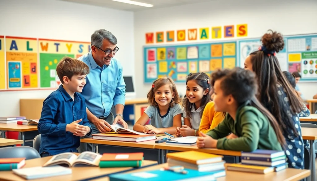 Enhance Education engagement with interactive learning experiences in a lively classroom.