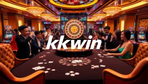 Experience the thrill of kkwin gaming with vibrant casino tables and exciting player interactions.