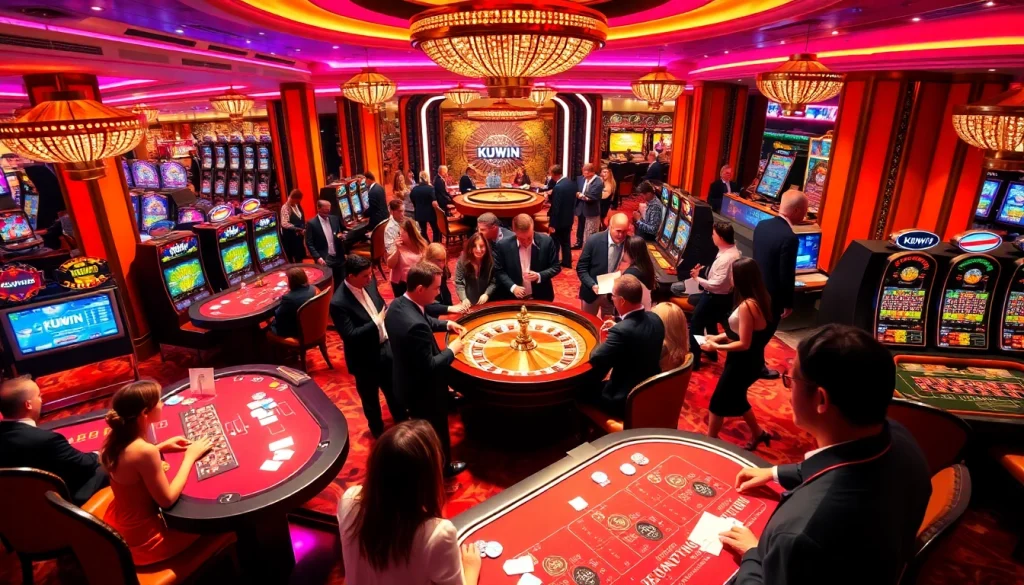 Experience the thrill of KUWIN with dynamic casino games and vibrant betting action.