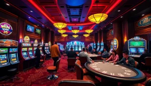 Experience thrilling gameplay at Dominoqiu with dynamic poker tables and exciting slot machines.