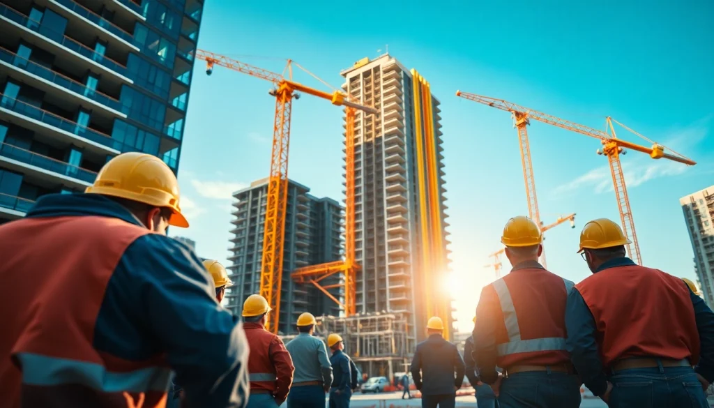 Manhattan Commercial General Contractor managing a vibrant construction project in New York City.