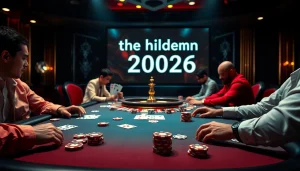 Engaging poker scene illustrating strategies and excitement in the hidden wiki 2026 world.