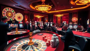 Experience thrilling gameplay with professional elements at KJC casino, featuring roulette and poker.