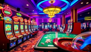 Rasakan sensasi slot depo 5rb dengan aksi kasino yang hidup dan mesin slot berwarna-warni.