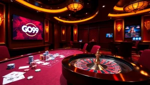 Experience the thrill of GO99 with immersive poker tables and exciting casino games.