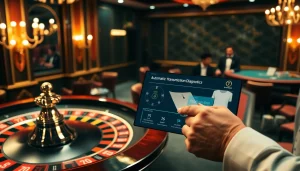 Experience the excitement of gambling as an Automatic Transmission Specialist with a luxurious casino vibe.