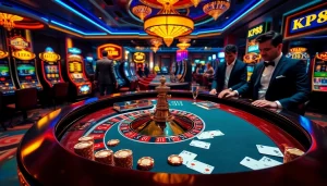 Experience the excitement of KP88 Casino with players enjoying a thrilling roulette game.