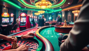 Intense gameplay at nhà cái i9bet with players enjoying a captivating online casino experience.