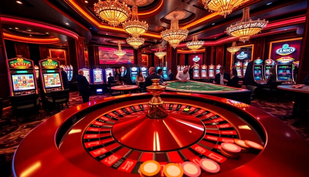 79king players enjoying an exciting gaming experience at a luxurious casino.