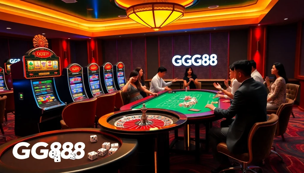 Experience high-stakes action at GG88 with vibrant casino games and thrilling gameplay.