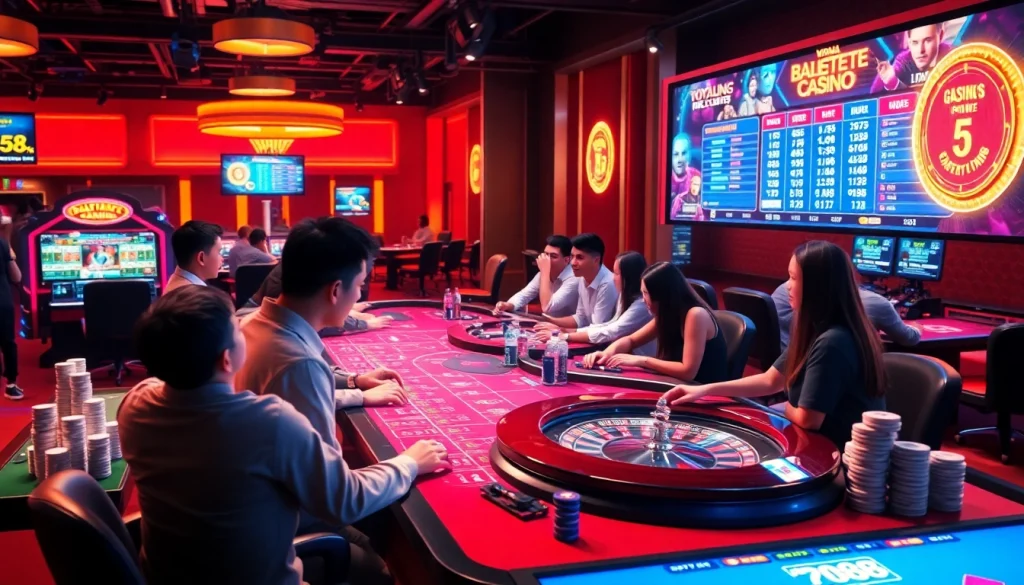 Exciting online gaming experience at good88.hu.net with vibrant casino atmosphere