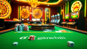 Experience the thrill of 68 game bài with vibrant casino elements and exciting gameplay action.