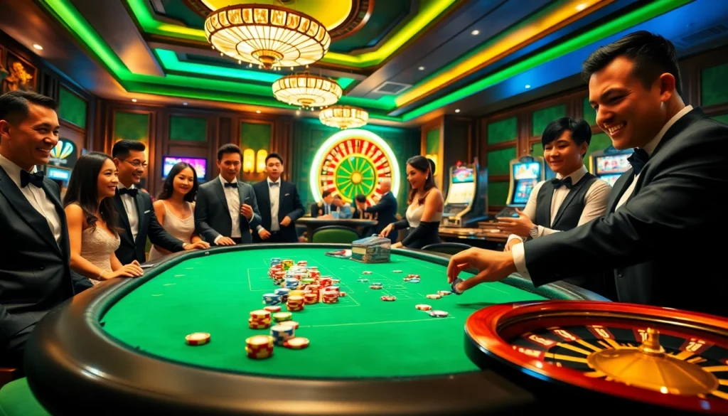 Experience the thrill of winning at GA888 with vibrant casino games and engaging players.