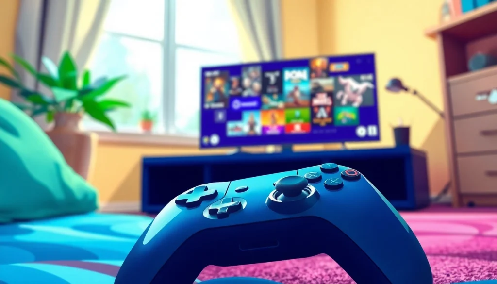 Reviewing new games in a vibrant gaming setup, highlighting recent game reviews.