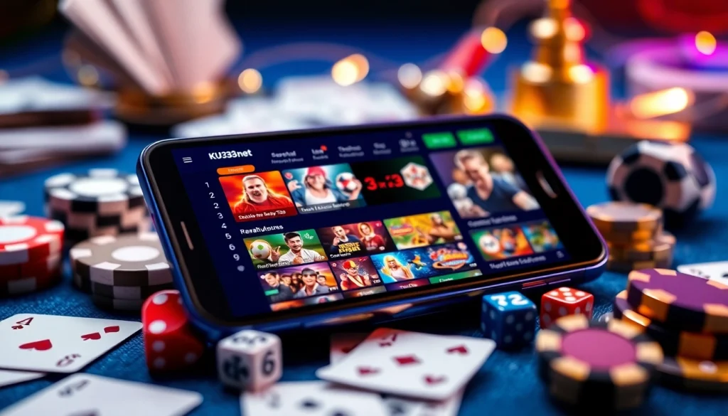 Giao diện hấp dẫn của nền tảng cá cược trực tuyến ku3933 net, trình diễn các môn thể thao và trò chơi casino.