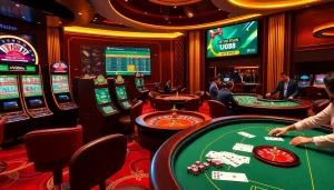 Action-packed online gambling scene showcasing popular games and features at https://uu88.gl/ for an immersive casino experience.